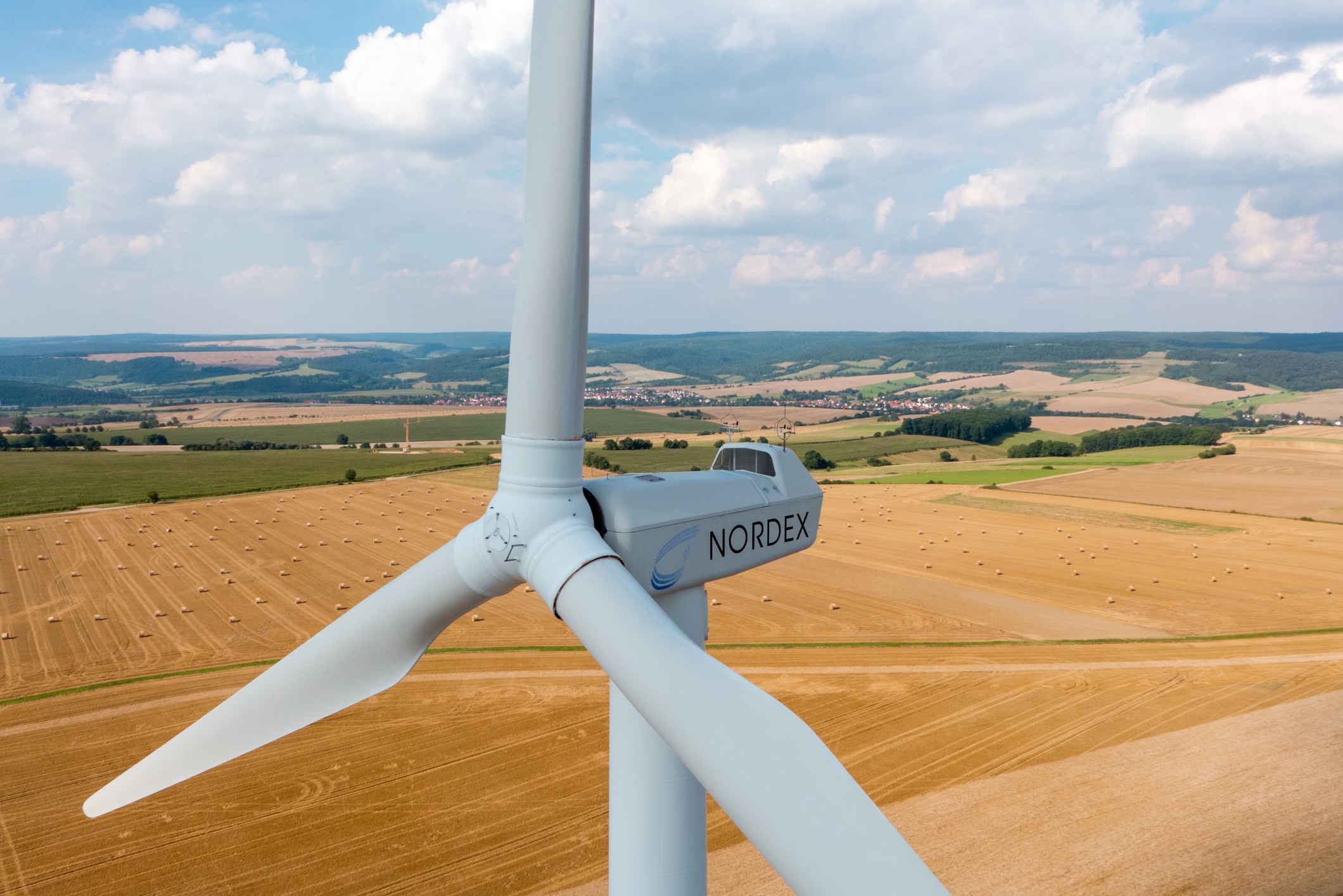 Inspektionsflug Windkraftanlage